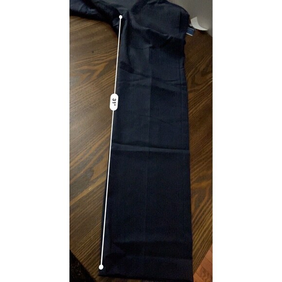Ryan Seacrest Distinction Dress Pants Men’s 30 X 32 Blue Wool $175 New Classic - Picture 10 of 15